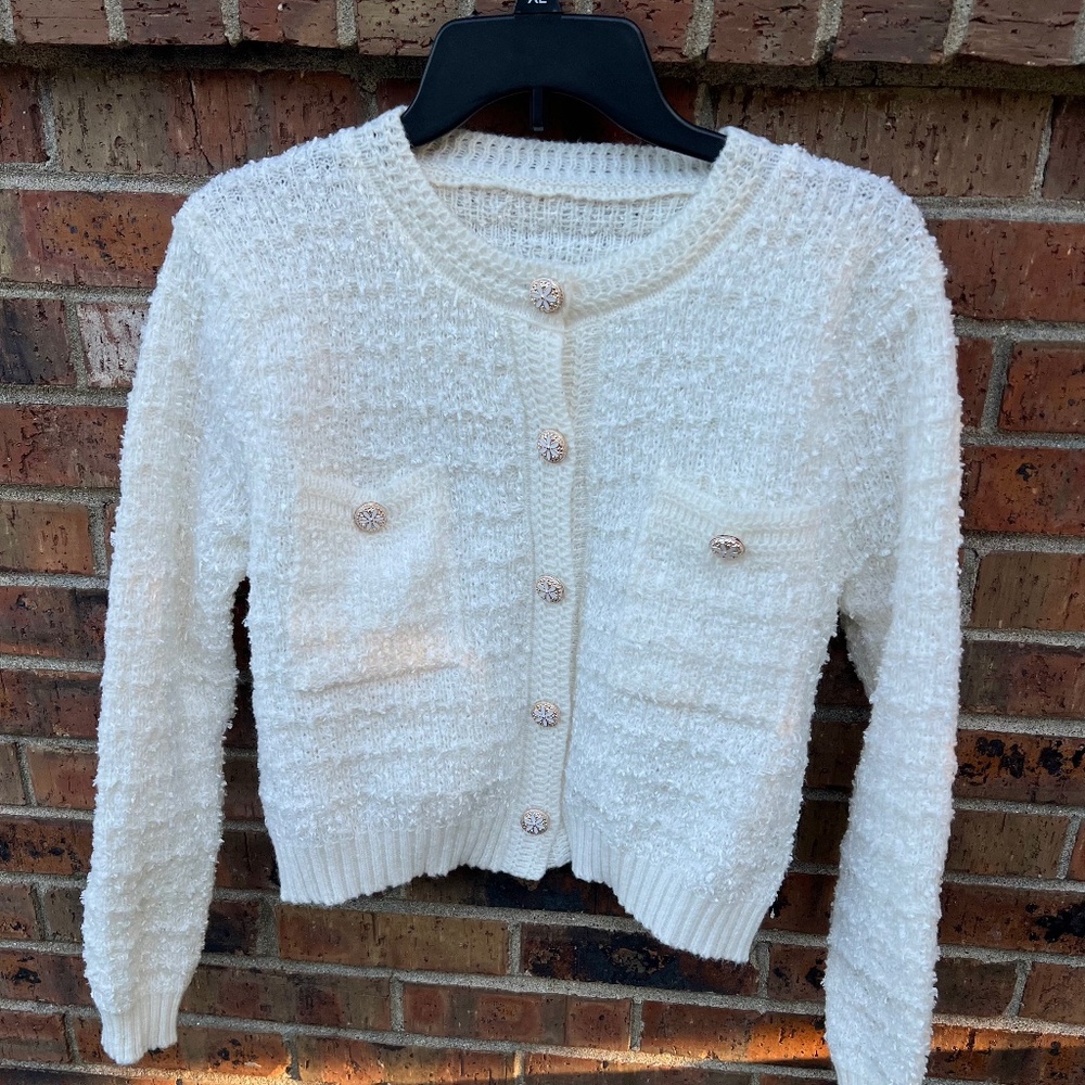 Tweed cardigan